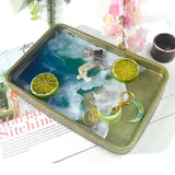 Fruit Square Plate Artist Coaster Tray Resin Silicon Mold Home Decor