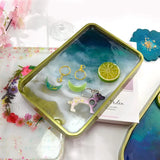 Fruit Square Plate Artist Coaster Tray Resin Silicon Mold Home Decor