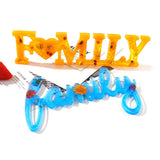 Letter Resin Mold DIY Love Family Silicone Mould Crafts Casting Je