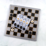 DIY Crystal Glue Drop Checkers International Chess Board Resin Mold Silicone