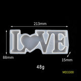 9 Styles Letter Mold LOVE HOME FAMILY Resin Molds DIY Craft Epoxy Molde Silicona