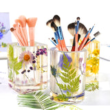 DIY Crystal Epoxy Resin Round Pen Holder Silicone Mold