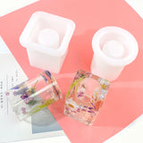 DIY Crystal Epoxy Resin Round Pen Holder Silicone Mold