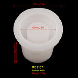 DIY Crystal Epoxy Resin Round Pen Holder Silicone Mold