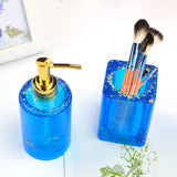 DIY Crystal Epoxy Resin Round Pen Holder Silicone Mold