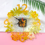 DIY Wall Clock Silicone Mold Epoxy Resin Casting Mould