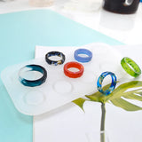 5pcs Resin Ring Mold Set for DIY Jewelry Making Epoxy Mould