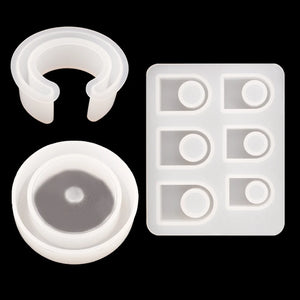 3PCS DIY Epoxy Resin Ring Bracelet Silicone Molds De Silicona Para Resina Epoxi