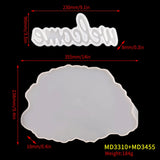 DIY Resin Epoxy Door Plate Mold Sign Welcome Doorplate Casting Silicone Mould