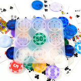 Game Chips Bitcoin Shape Resin Mold Collection Entertainment