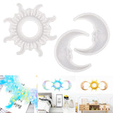 Moon Sun Shape Mirror Mold Wall Decoration Resin Epoxy Mold