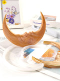 2pcs Moon Resin Mold Crystal Hanging Ornaments for Epoxy, Silicone Crafts