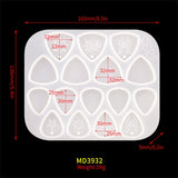 Silicone Mold for Resin Guitar Picks Casting