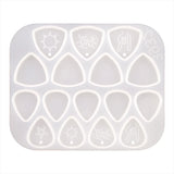 Silicone Mold for Resin Guitar Picks Casting