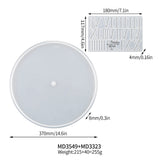 Large Round Clock Silicone Mold for Epoxy Resin DIY Crafts