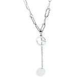 Silver Flying Butterfly Short Necklace for Women