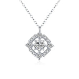Star Moon Zircon Necklace For Women Moonlight Jewelry