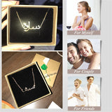 DODOAI Arabic Name Necklace Stainless Steel Not Fade