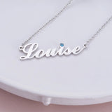 Personalized Rhinestone Name Necklace for Women
