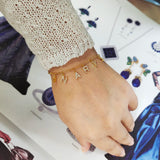 DODOAI 6MM CZ Name Bracelet Personalized Jewelry