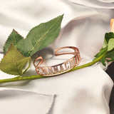 DODOAI CZ Zircon Bangles Name Bracelet Jewelry