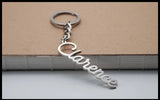 DODOAI Name Keychain Stainless Steel Personalized Nameplate