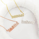 DODOAI Rhinestone Zirconia Necklace Classic Wedding Jewelry