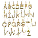 DODOAI Mini A-Z Zircon Letter Pendant Necklace for Men Women Choker Jewelry