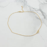 DODOAI Initial Necklace Personalized Collor Jewelry Letter Choker Necklaces