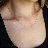 DODOAI Initial Necklace Personalized Collor Jewelry Letter Choker Necklaces