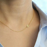 DODOAI Initial Necklace Personalized Collor Jewelry Letter Choker Necklaces