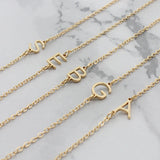 DODOAI Initial Necklace Personalized Collor Jewelry Letter Choker Necklaces