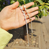 DODOAI Tennis Chain Personalized Name Bracelet Women Jewelry