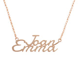 DODOAI Personalized Name Pendant Necklace for Women Girls