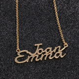 DODOAI Personalized Name Pendant Necklace for Women Girls