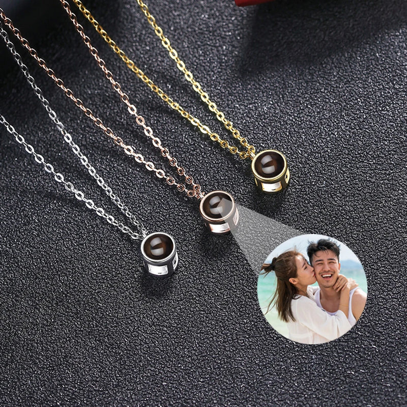 DODOAI Photo Projection Necklace Customized Gift