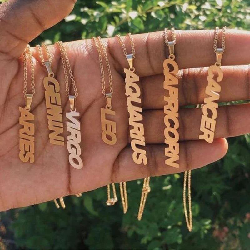 DODOAI Stainless Steel Family Necklace - Personalized Jewelry
