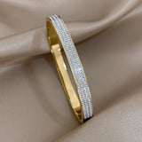 Zircon Stainless Steel Bracelet for Women