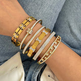 Zircon Stainless Steel Bracelet for Women