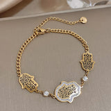 Vintage Hand of Fatima Bracelet for Women