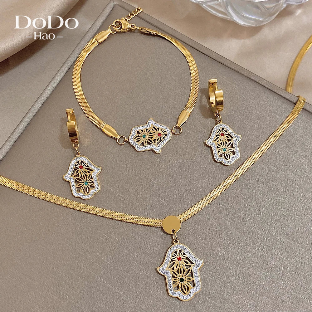 Vintage Hand of Fatima Bracelet for Women