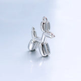 3pcs/Lot Polished Dog Stainless Steel Charms Pendant DIY Jewelry