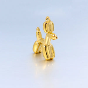 3pcs/Lot Polished Dog Stainless Steel Charms Pendant DIY Jewelry
