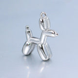 3pcs/Lot Polished Dog Stainless Steel Charms Pendant DIY Jewelry