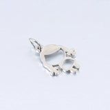 5pcs 11.5mm*18mm Little Girl Charm Pendant Stainless Steel DIY Jewelry Gift