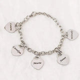 Personalized DOREMI 304 Stainless Name Bracelet for Women