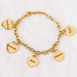 Personalized DOREMI 304 Stainless Name Bracelet for Women