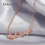 DOREMI 316L Stainless Name Necklaces with Symbols Chokers