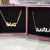 Personalized Cuban Name Necklace 3mm Stainless Steel