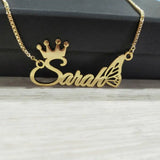 Personalized Name Necklace Punk Jewelry Stainless Steel